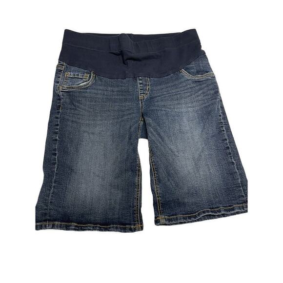 Motherhood Pants - Motherhood Denim Shorts Size L Blue 99 Cotton/1 Spandex